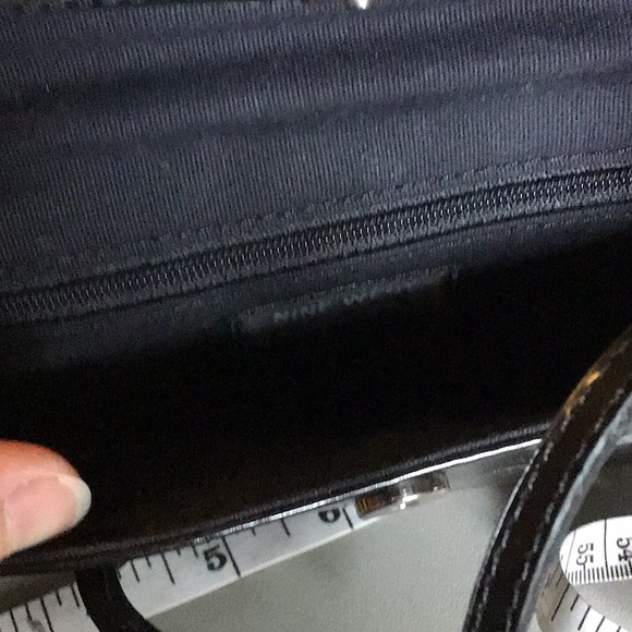 NINE WEST woman’s small handbag 8” x 4”  black - Picture 3 of 5